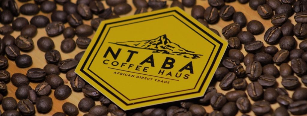 ntaba coffee haus logo and coffee beans