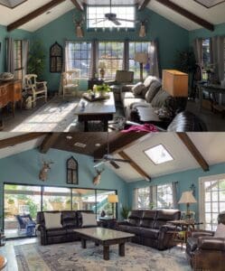 Wall to Door Before After