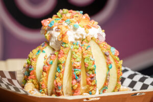 Caramel Apple Funnel Cake