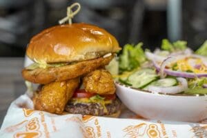 The Wing Company wing burger 3